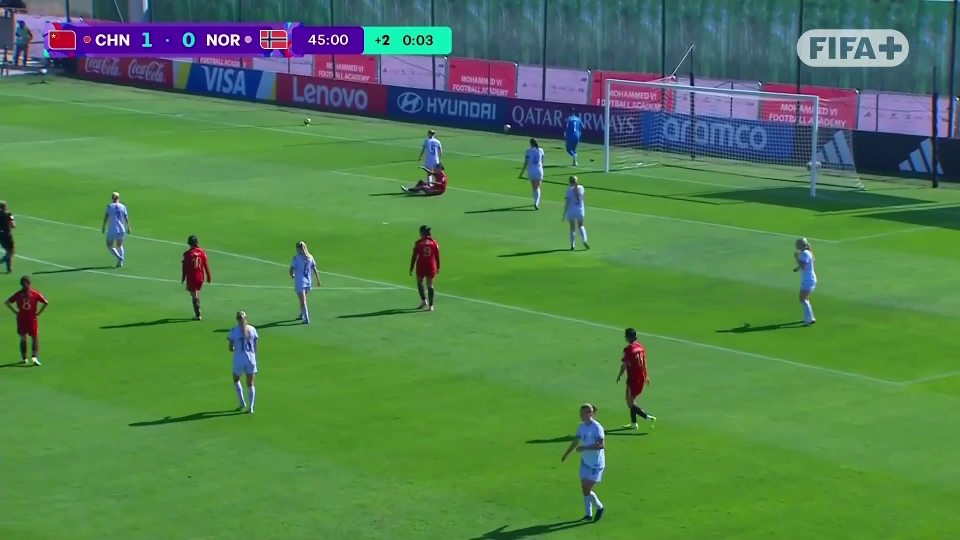 周欣怡点射破门U17中